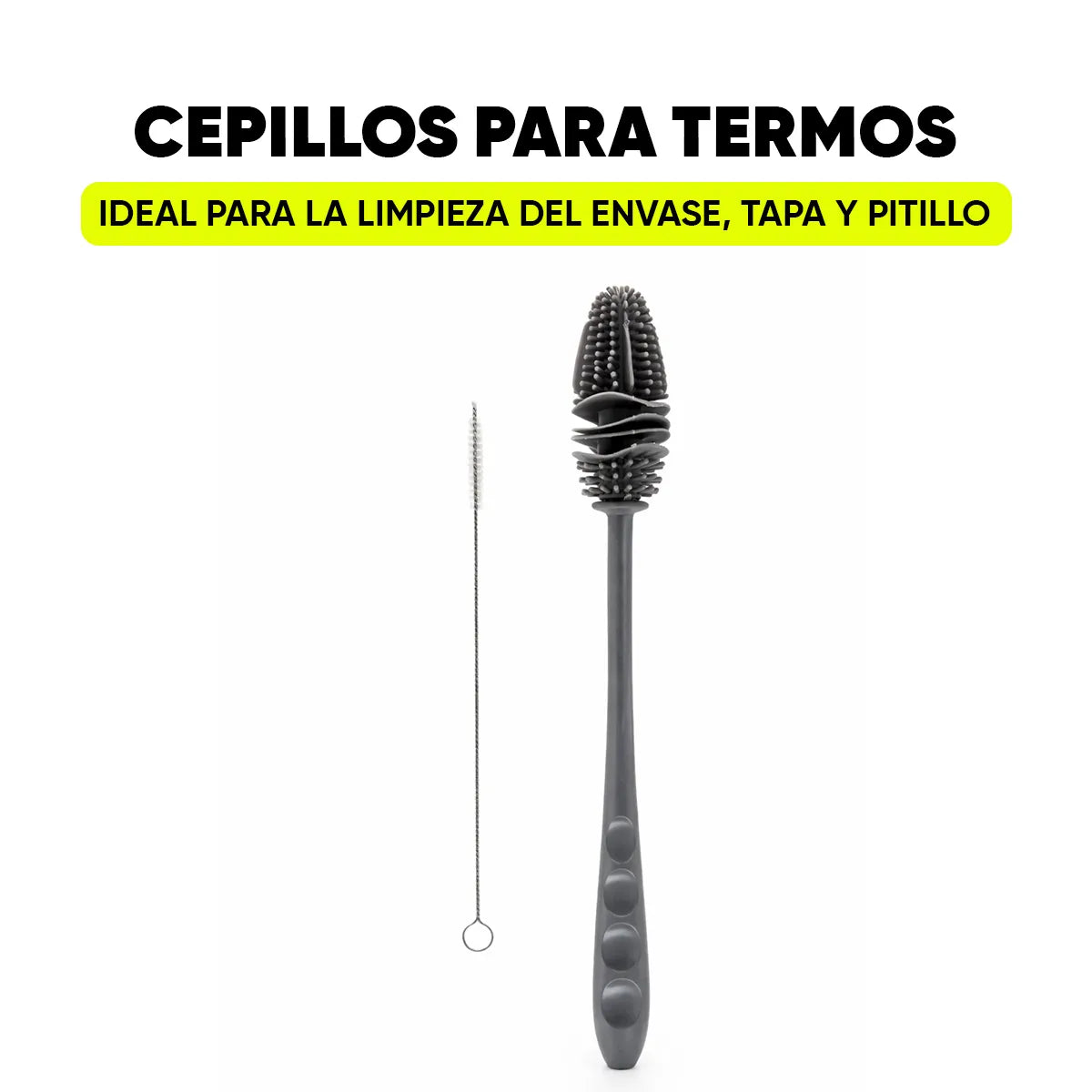 KIT DE CEPILLOS PARA LIMPIAR TERMOS