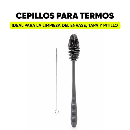 KIT DE CEPILLOS PARA LIMPIAR TERMOS