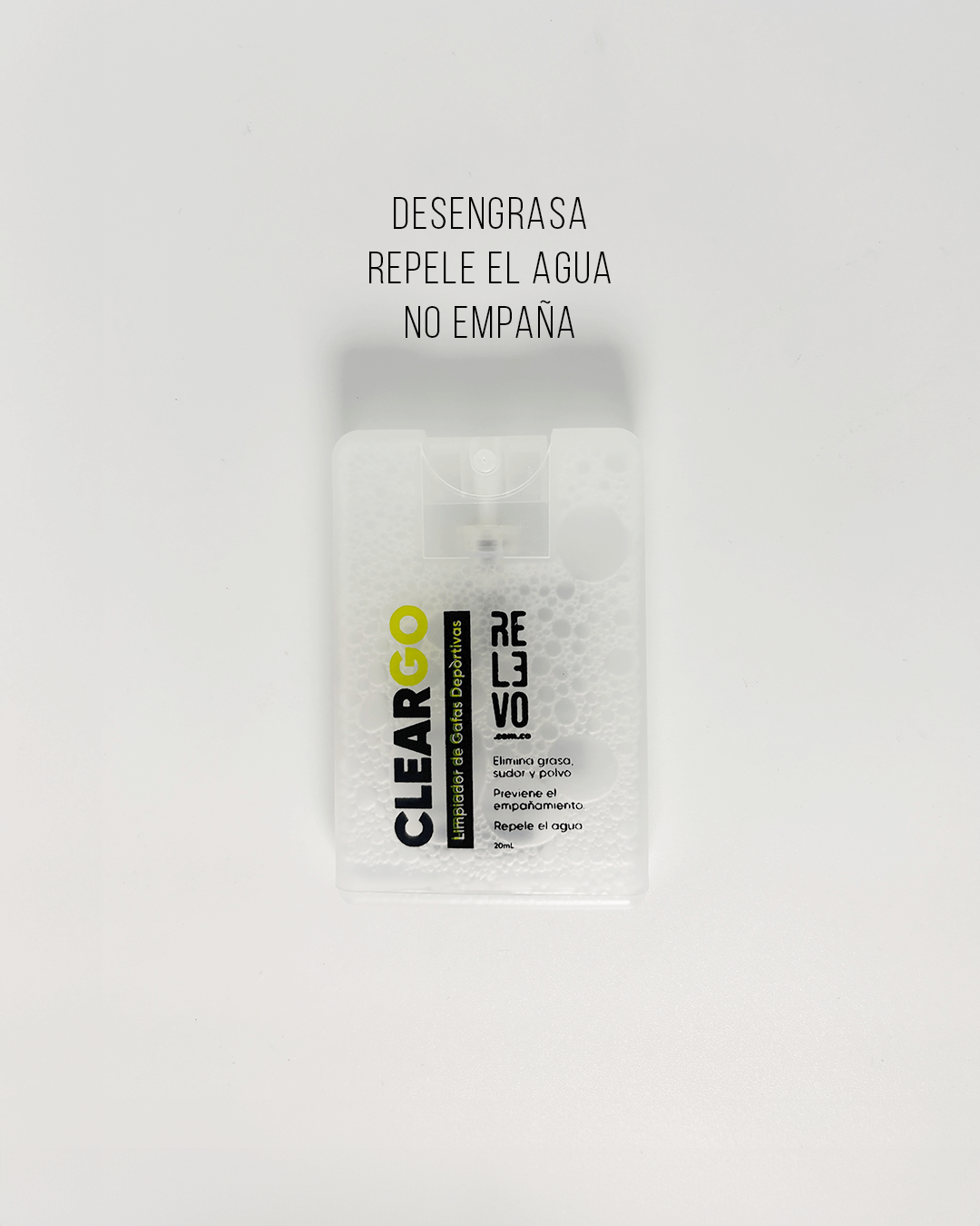 Clear GO. Limpiador especializado para gafas deportivas