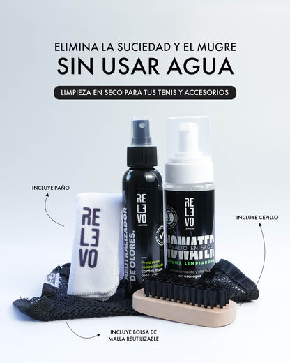 KIT LIMPIEZA EN SECO. SIN  AGUA - SIN TIEMPOS DE SECADO